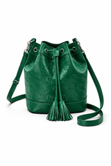 Debossed Lizén Bucket Bag – Vegan Leather Crossbody by SMADA