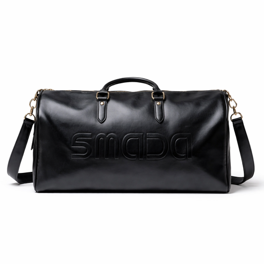 Embossed Weekender Bag – Leather Travel Essential by SMADA