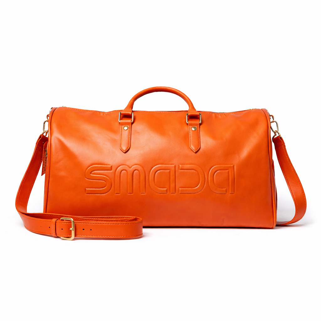 Embossed Weekender Bag – Leather Travel Essential by SMADA