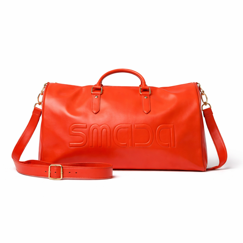 Embossed Weekender Bag – Leather Travel Essential by SMADA