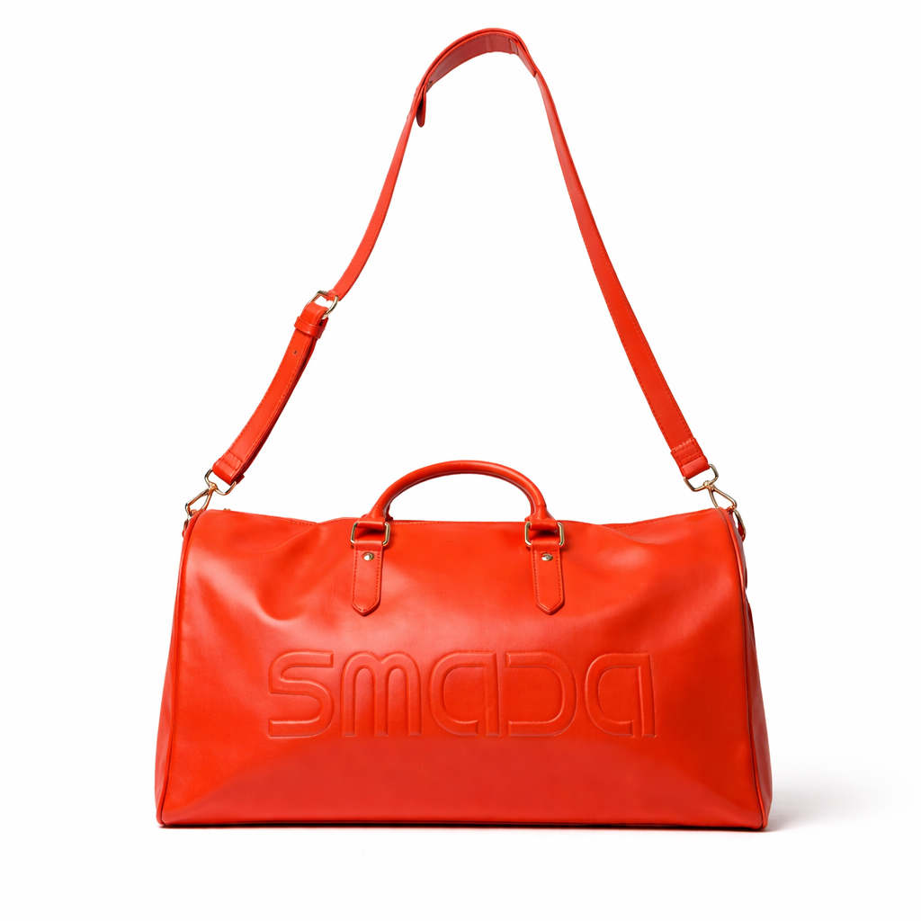 Embossed Weekender Bag – Leather Travel Essential by SMADA